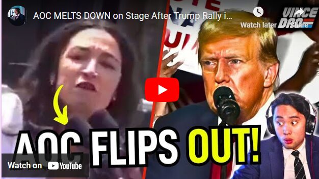 AOC MELTS DOWN on Stage After Trump Rally in Philly MOGS Her