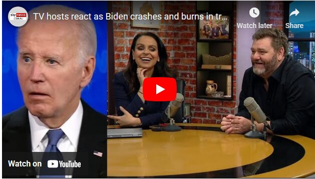 TV hosts react as Biden crashes and burns in trainwreck Presidential debate