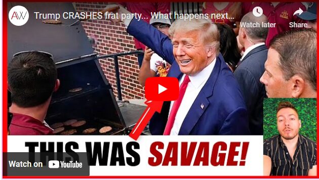 Trump CRASHES frat party… What happens next is unbelievable