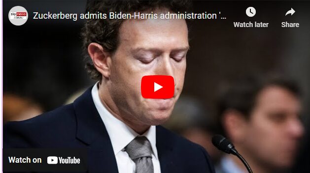 Zuckerberg admits Biden-Harris administration ‘pressured’ Facebook to censor Americans