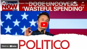 Elon Musk and DOGE uncovers government paying $8 million to Politico